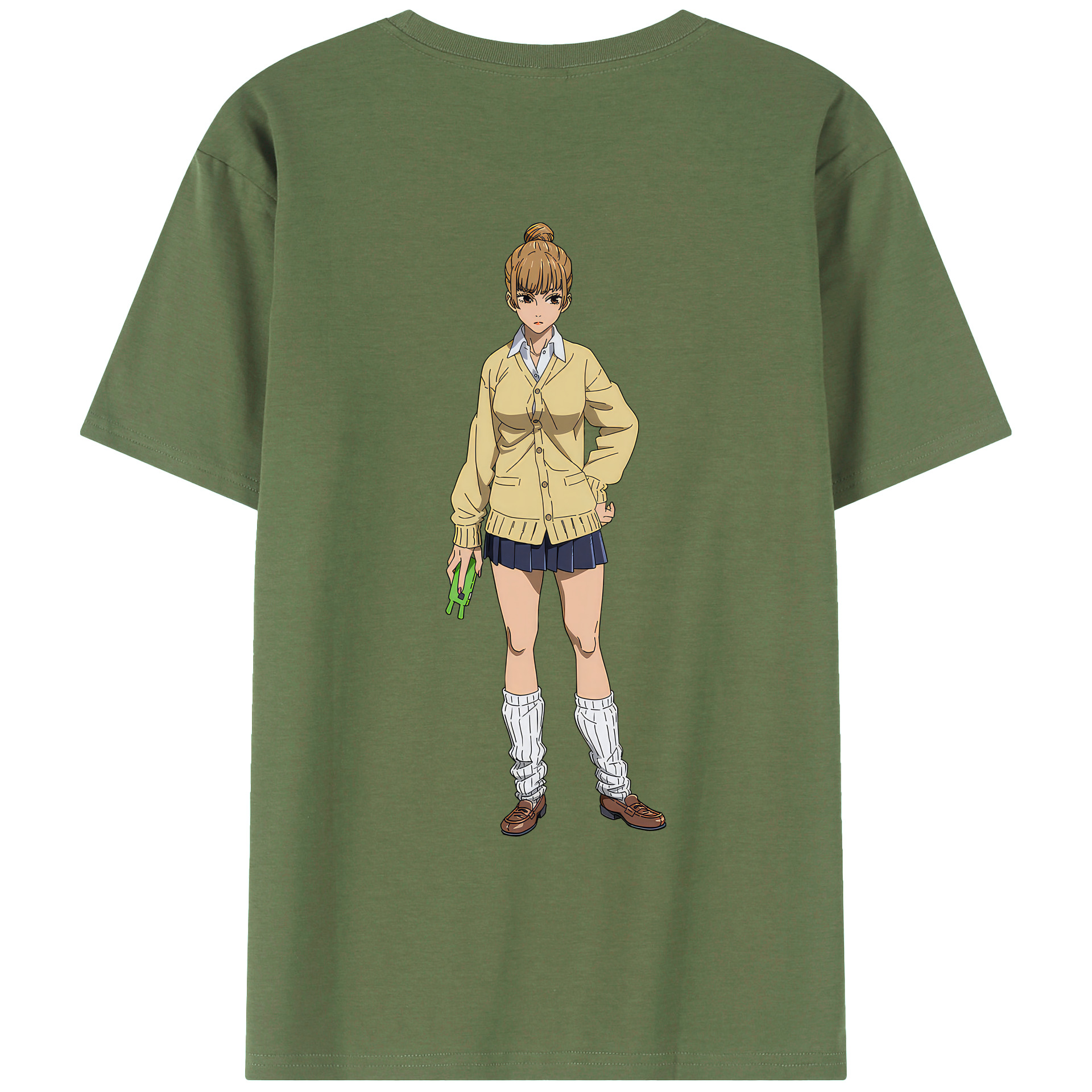 （画像用） 呪術廻戦 Jujutsu Kaisen 綿100％ メンズ半袖Tシャツ（バックプリント） 通気性